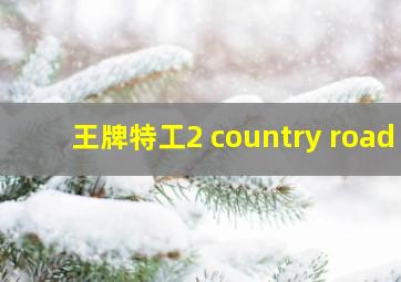 王牌特工2 country road